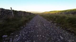 MTB The Yorkshire Dales  Down the Cam High Road from above Hawes [upl. by Eelidnarb]