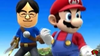 Super Smash Bros 4 E3 2014 Trailer Mii Reggie vs iwata with Amiibo WII U  3DS Gameplay 【All HD】 [upl. by Etteroma529]