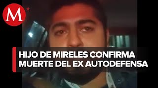 Con lagrimas en los ojos hijo de Manuel Mireles confirma la muerte de su padre [upl. by Halonna]