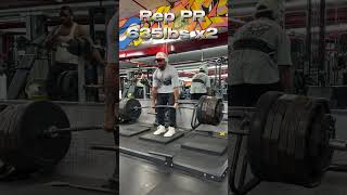 Heavy Deadlift Double 635lbs powerlifting deadlift workout [upl. by Illa]