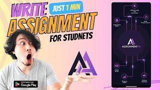 Best AI App for assignment Writing  How to Write Your Assignment without Plagiarism  AssignmentGPT [upl. by Akirre]