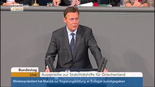 Bundestag Thomas Oppermann zum dritten Hilfspaket für Griechenland am 19082015 [upl. by Hornstein]