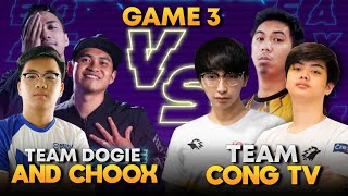 TEAM DOGIE amp CHOOX VS TEAM CONG TV GAME 3 RMC SEASON 3 SHOWMATCH [upl. by Aron]