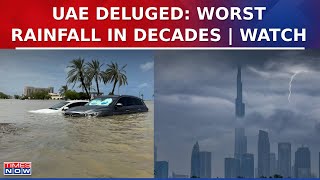 Dubai Flood UAE Devastated By Worst Storm In Decades Chaos And Destruction Unleashed  Latest News [upl. by Aisatal]