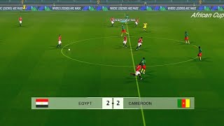 Egypt VS Cameroon  African Cup amp Gameplay PC [upl. by Manon]