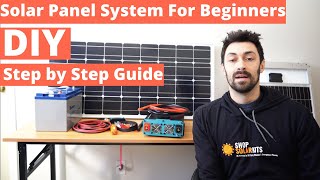 100 Watt Solar Panel Kit Beginner SetUp  How to and Step by Step Solar Kit Instructions [upl. by Ailegnave]