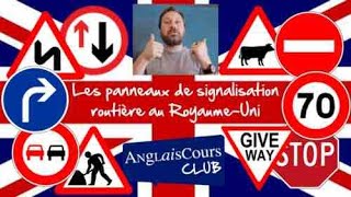 Les panneaux de signalisation routière au Royaume Uni [upl. by Shelburne191]