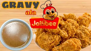 How to make Gravy ala Jollibee  Gravy Hack  Gravy Recipe [upl. by Ahsemik]