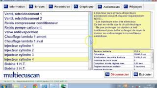 Démonstration multiecuscan  obdauto [upl. by Aitekram]