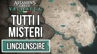 ASSASSINS CREED VALHALLA ITA  Lincolnscire  Tutti i Misteri [upl. by Sirovaj872]