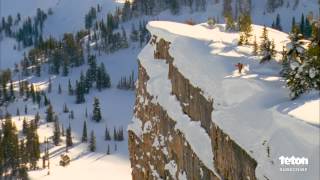 World Record Ski Jump  255 Foot Cliff [upl. by Surbeck]