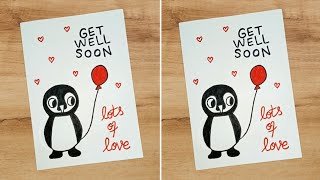 Mini Get Well Soon Card How to Make Get Well Soon Card Get Well Soon Card With White Paper [upl. by Derby]