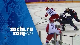 Ice Hockey  Mens Group A  USA v Russia  Sochi 2014 Winter Olympics [upl. by Auroora]