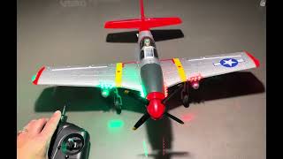 UNBOXING “NEW” XK A280 P51 MUSTANG RC FIGHTER PLANE [upl. by Loleta704]