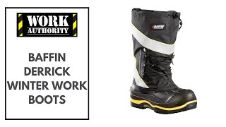 Baffin Derrick Mens Composite Toe Winter Work Boots POLAMP02 [upl. by Nemlaz31]