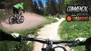 DownHill Piste Verte 📗  Bike All  Métabief Meta SX vs DH V4 [upl. by Dunton280]