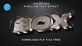 Box Text Effect in pixellab  3d glow text effect in pixellab  text effect pixellab plp file [upl. by Bonacci]