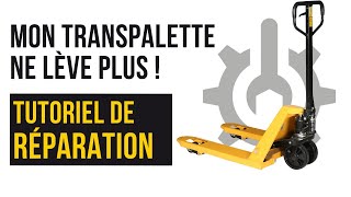 Mon transpalette ne lève plus  tuto de réparation  Manulevage [upl. by Alim]