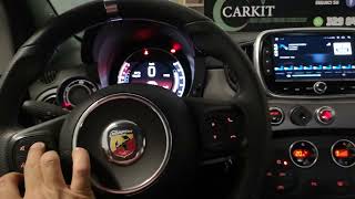 Cartablet Fiat 500 Carkit Carplay ios è Android auto Officina Carkit Roma [upl. by Rianna290]