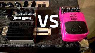 Arion Metal Master vs Behringer HM300 and stacked [upl. by Goodwin58]