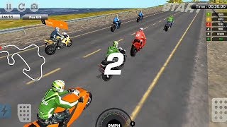 Bike Racing Games  Extreme Super Bike Racing 3D Game  Gameplay Android free games [upl. by Galitea]