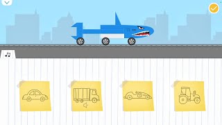 Labo Construction Truck  Assemble the shark car look [upl. by Anuaf]