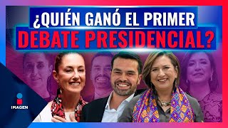 Primer debate presidencial 2024 Representantes de los candidatos opinan  Noticias con Paco Zea [upl. by Nanni]