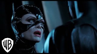 Batman Returns  Catwoman Fights Batman Scene  Warner Bros Entertainment [upl. by Eiknarf]