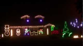 METALLICA CHRISTMAS LIGHTS 2012 HD LIGHTORAMA [upl. by Nivrag]