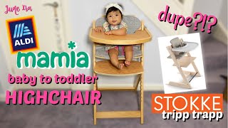 Aldi Mamia Baby to Toddler Highchair Unboxing  June Ira [upl. by Conant]