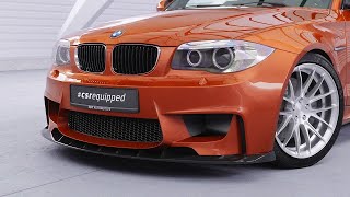 Frontspoiler für BMW 1er E82 M CoupéㅣCSL471ㅣcsrautomotive [upl. by Avlis]