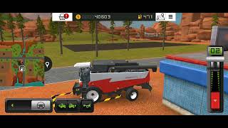 new tractor 🚜 episode 3 sun flower harvesting [upl. by Cristian]