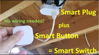 IKEA TRÅDFRI Wireless control outlet smart plug and smart button install and review [upl. by Marcella]