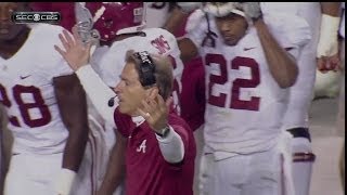 Auburn vs Alabama 2013  Winning TD Alabama Announcers with Nick Saban interview [upl. by Dex]