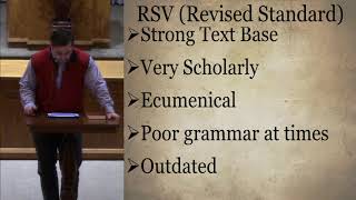 Bible Evaluations Part 2 ASV RSV NRSV [upl. by Rives]