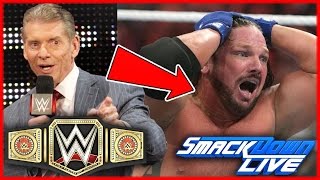 WWE BREAKING NEWS AJ STYLES TO BE STRIPPED OF THE WWE TITLE SHOCKING AJ STYLES INJURY UPDATE [upl. by Einnaoj790]