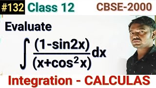 Integrate 1sin2xdxxcos2x IntegrationClass 12IntegralCalculusMathsAptitudeEnggGraduatio [upl. by Tiffa]