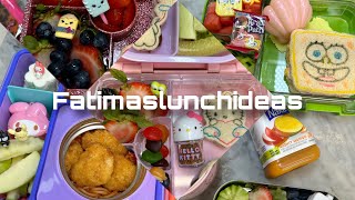 Dannas lunch compilations Loncheras de la semana de Danna lunchideas bentobox [upl. by Atil]