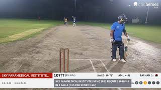 Live Cricket Match  Champions X1 vs Sky Paramedical Institute SPNI 2021  03Sep24 0834 PM 20 o [upl. by Robinson]