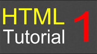 HTML Tutorial for Beginners  01  Creating the first web page [upl. by Jennee691]