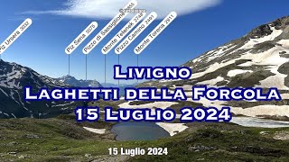 Laghetti della Forcola Livigno 15 luglio 2024 [upl. by Anaira]