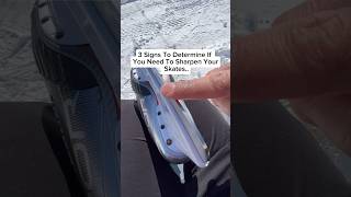 3 Signs You Need A New Sharpening 🔥😳 iceskating tips shorts [upl. by Monah]