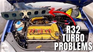 Common R32 Turbo Problem  Warped SPA Turbo Exhaust Manifold [upl. by Ahens]