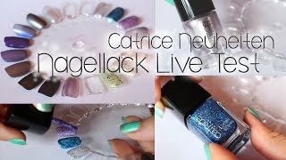 Die Catrice Neuheiten 2014  Nagellacke ♥  Live Swatches Mit Gequassel [upl. by Hakym]