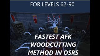 Best AFK Woodcutting Leveling OSRS [upl. by Siloa]