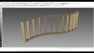 Modeling a curved frame [upl. by Laurence]