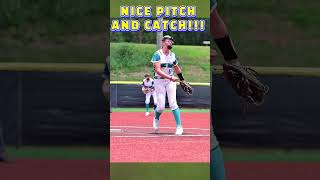 SlowMo CATCH Shortstops Swift Catch Shines 🌟softball shorts [upl. by Balough]