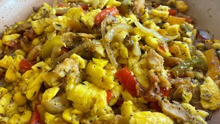 ACKEE AND SALTFISH SEASONED RICE [upl. by Leimaj]