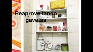 Gaveta perfeita para o banheiro ✂️ ArteampFatos Canal da Julani [upl. by Naol]