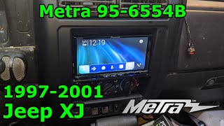 19972001 Jeep Cherokee XJ  Pioneer AVHW4500NEX Double DIN Install  Metra 956554B [upl. by Aneladgam]